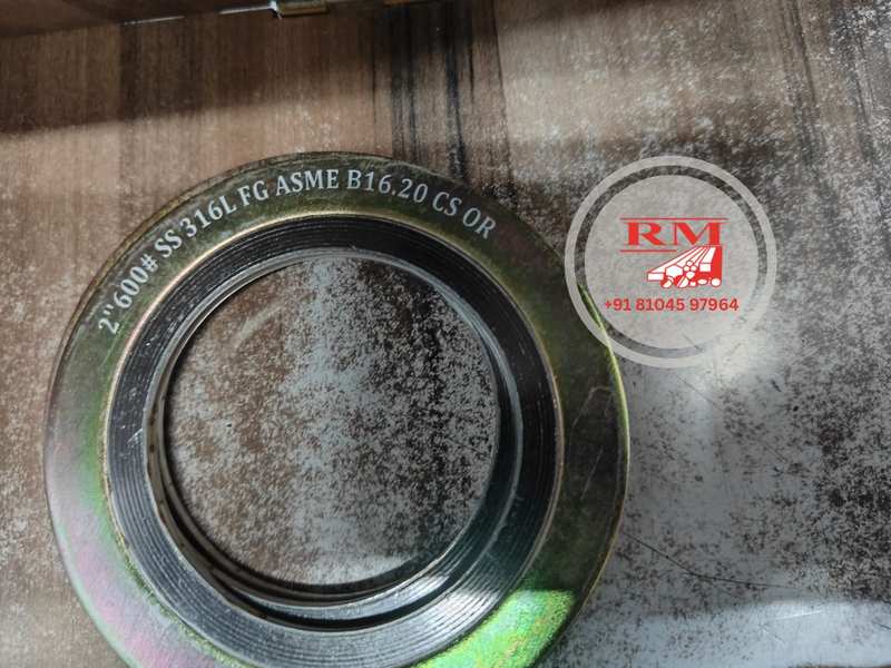 Industrial Spiral Wound Gaskets with Inner and Outer Rings